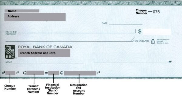 Cheque Numbers - Image - LoyaltyFunding